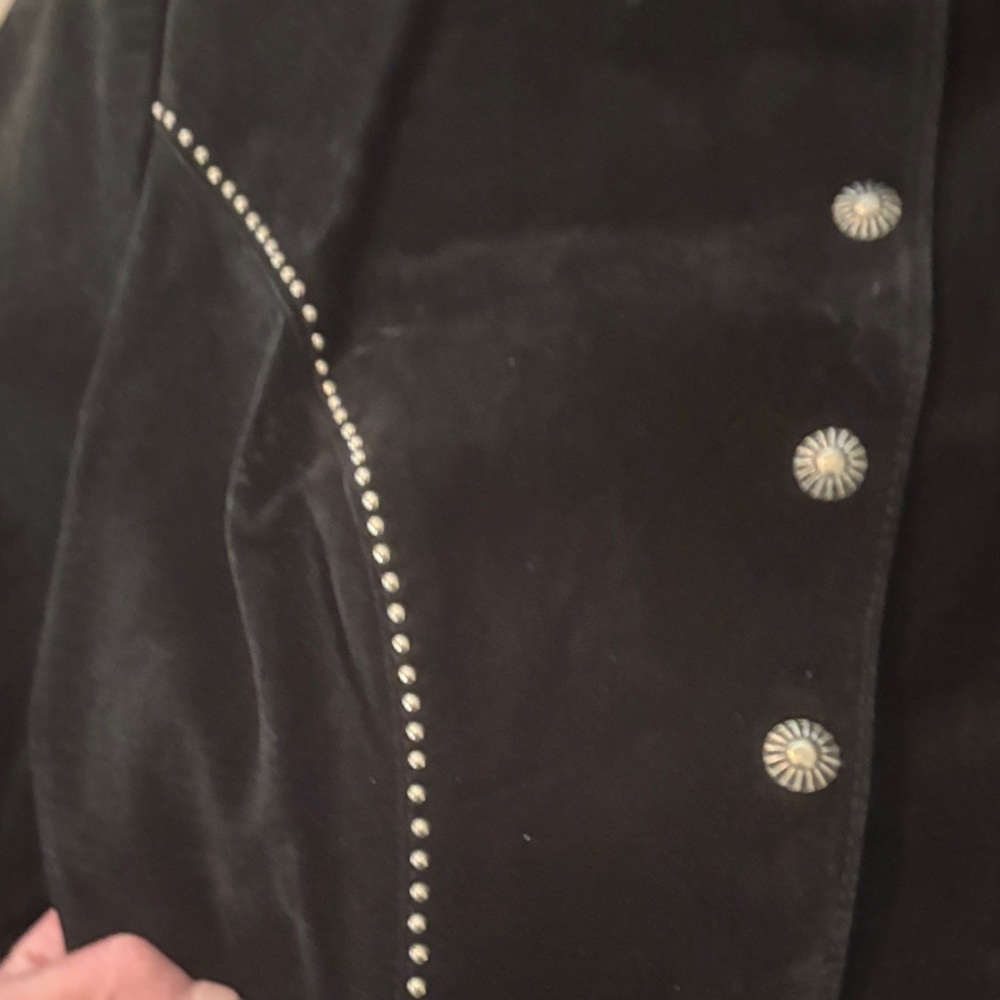 Tony Lama Black Studded Women's Blazer - Picture 5 of 6